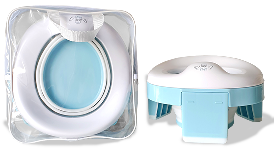 Универсальный детский дорожный горошок Just Baby Trino Blue